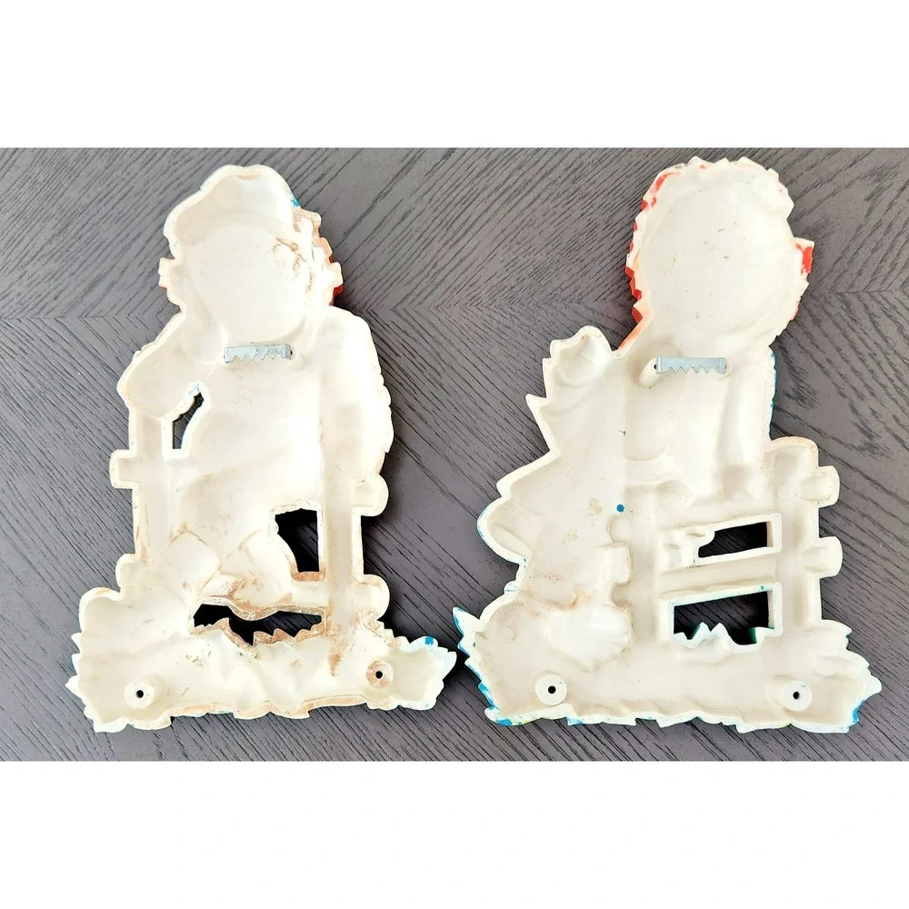Raggedy Ann & Raggedy Andy 1977 Wall‎ Plaques Set